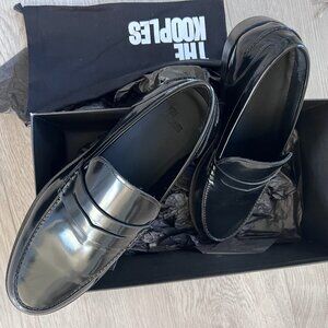 NIB | THE KOOPLES Men's Size 41 Black Leather Loafers French 41